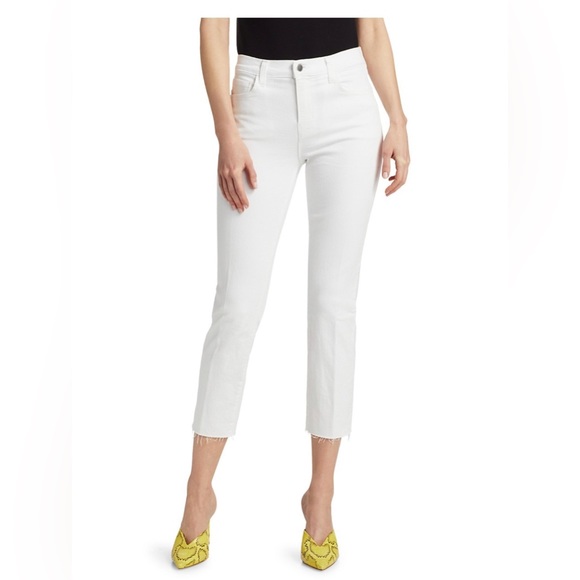 L'AGENCE Denim - L’AGENCE Nadia High Rise cropped straight jeans size 23 Brand New